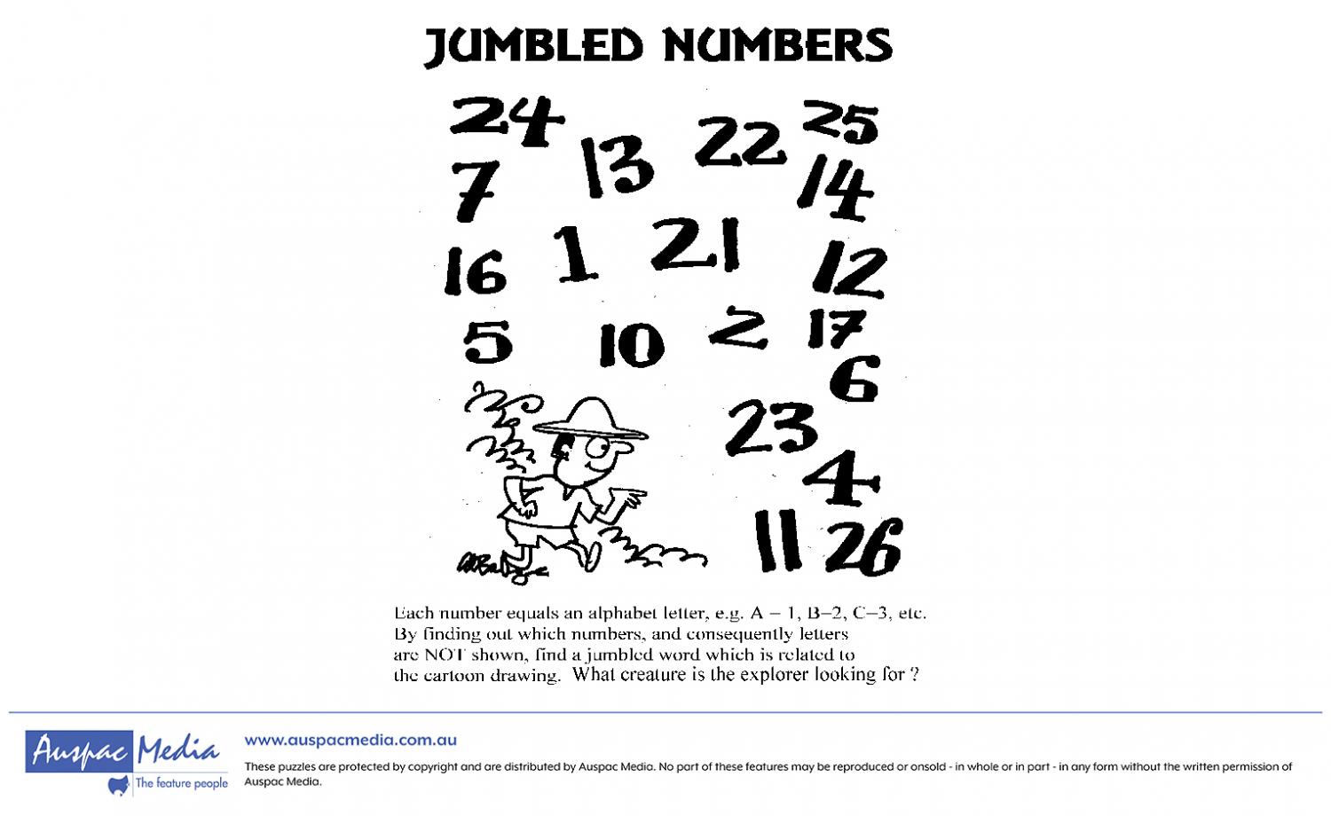 Thumbnail for Jumbled Numbers