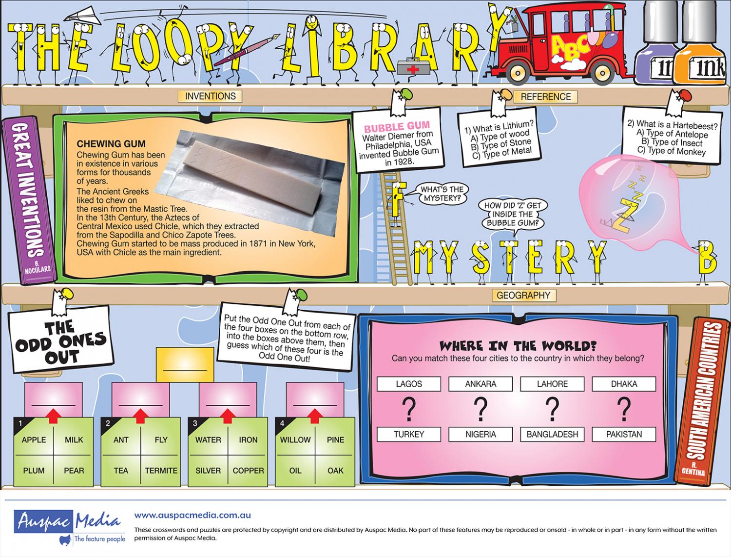 Thumbnail for Loopy Library - Half Page