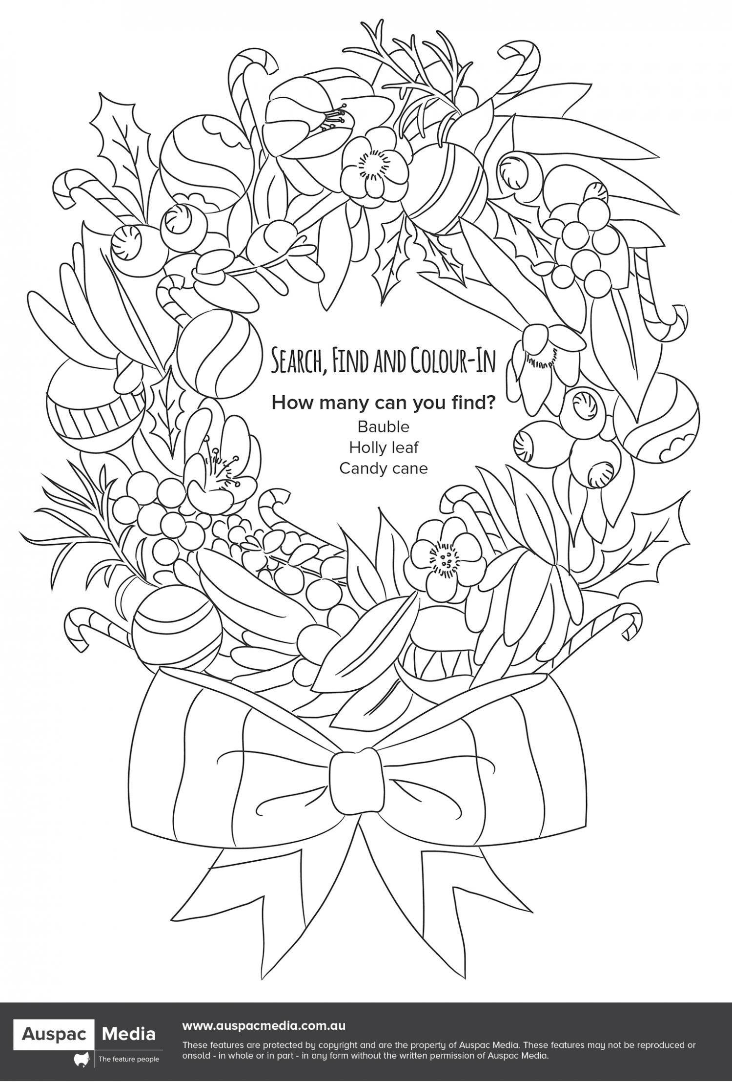 Thumbnail for Search, Find and Colour-In - Christmas
