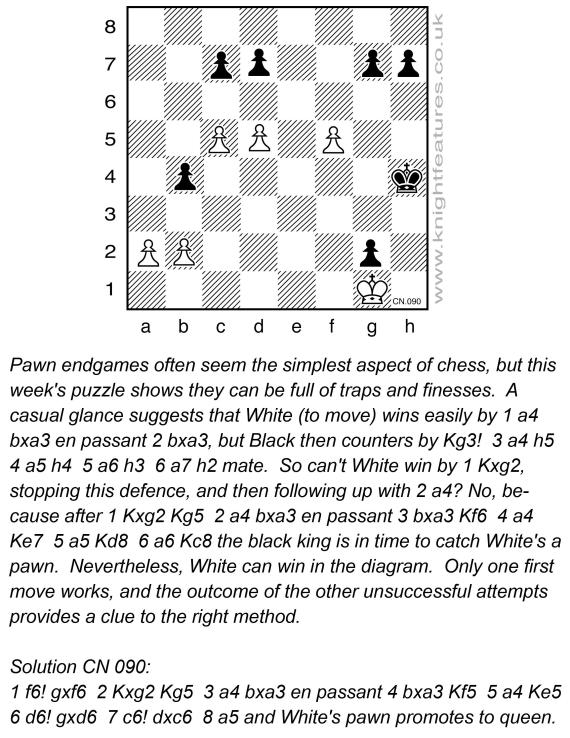 Thumbnail for Chess problems by Leonard Barden (KF)