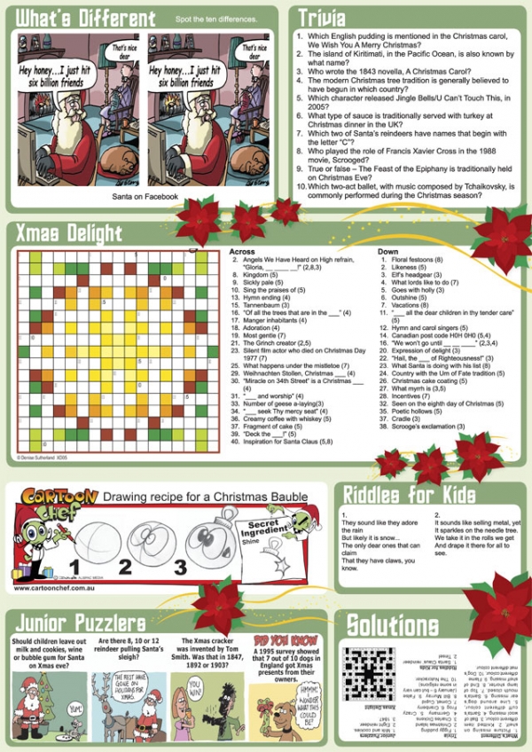 Thumbnail for Christmas Family Puzzle Page sample 2
