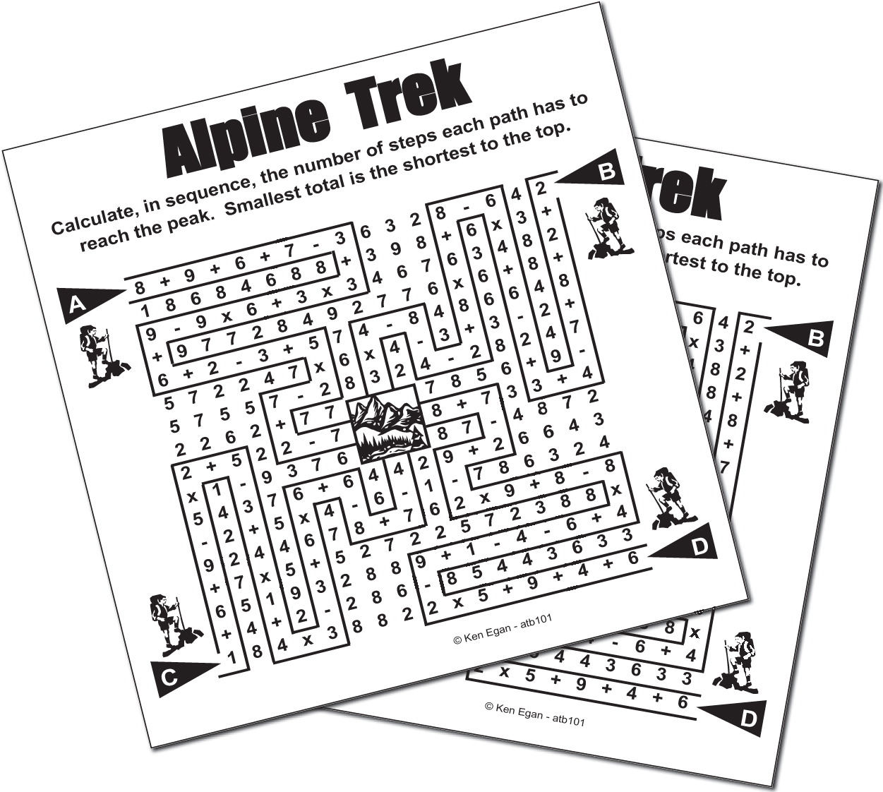 Thumbnail for 20 ALPINE TREK PUZZLE BOOKLET 01
