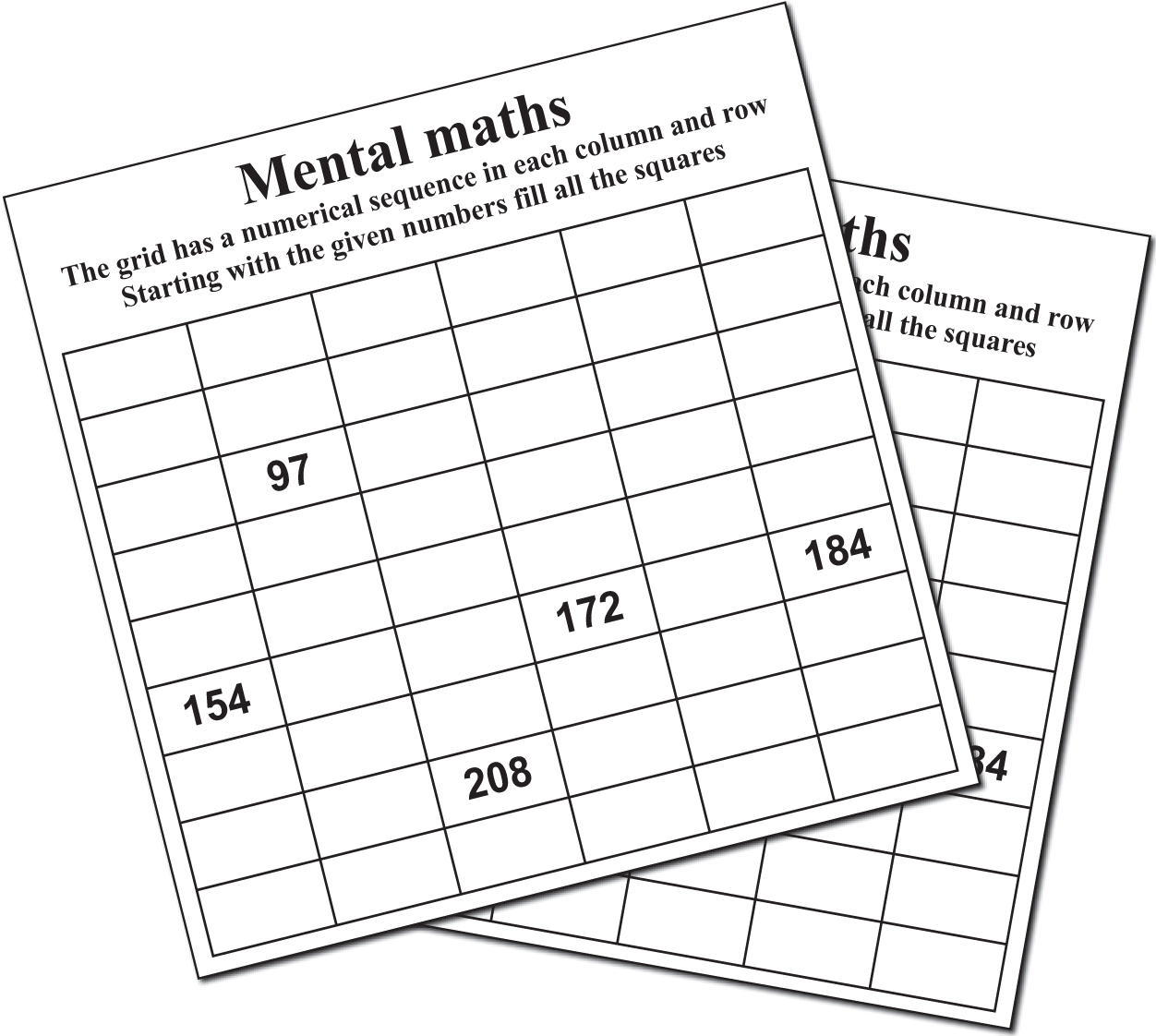 Thumbnail for 20 MENTAL MATHS PUZZLE BOOKLET 01